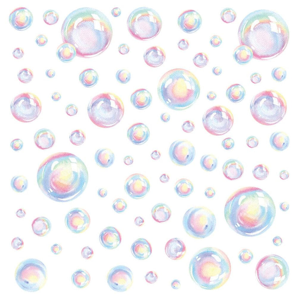 Uonlytech Bubble Wall Decal – enchanting undersea backdrop for mermaid-themed parties.