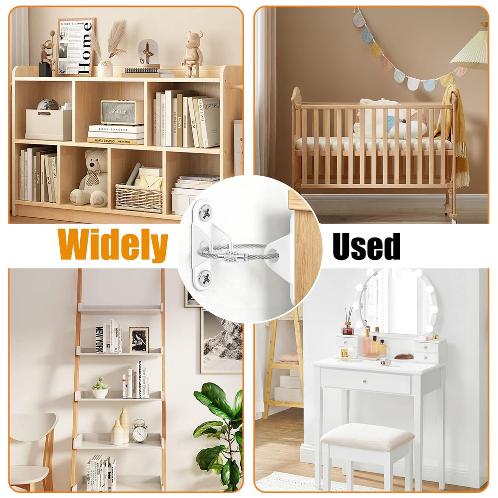 Uordirya six-pack provides versatile baby-proofing coverage across rooms.