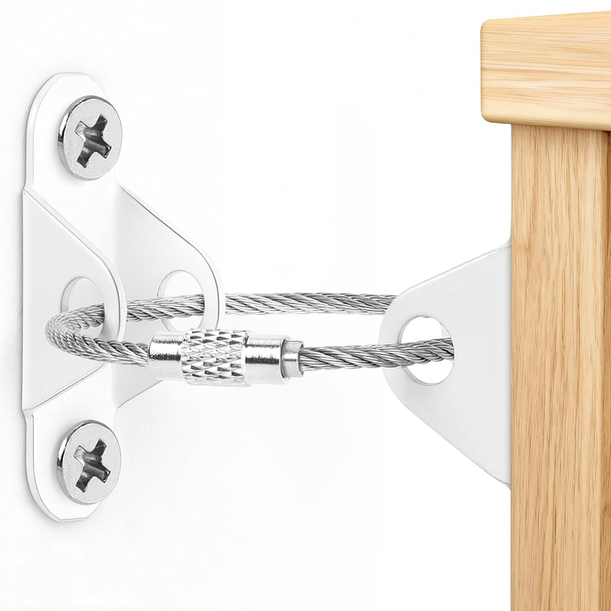 Uordirya furniture anchors secure a dresser for safer daily use.