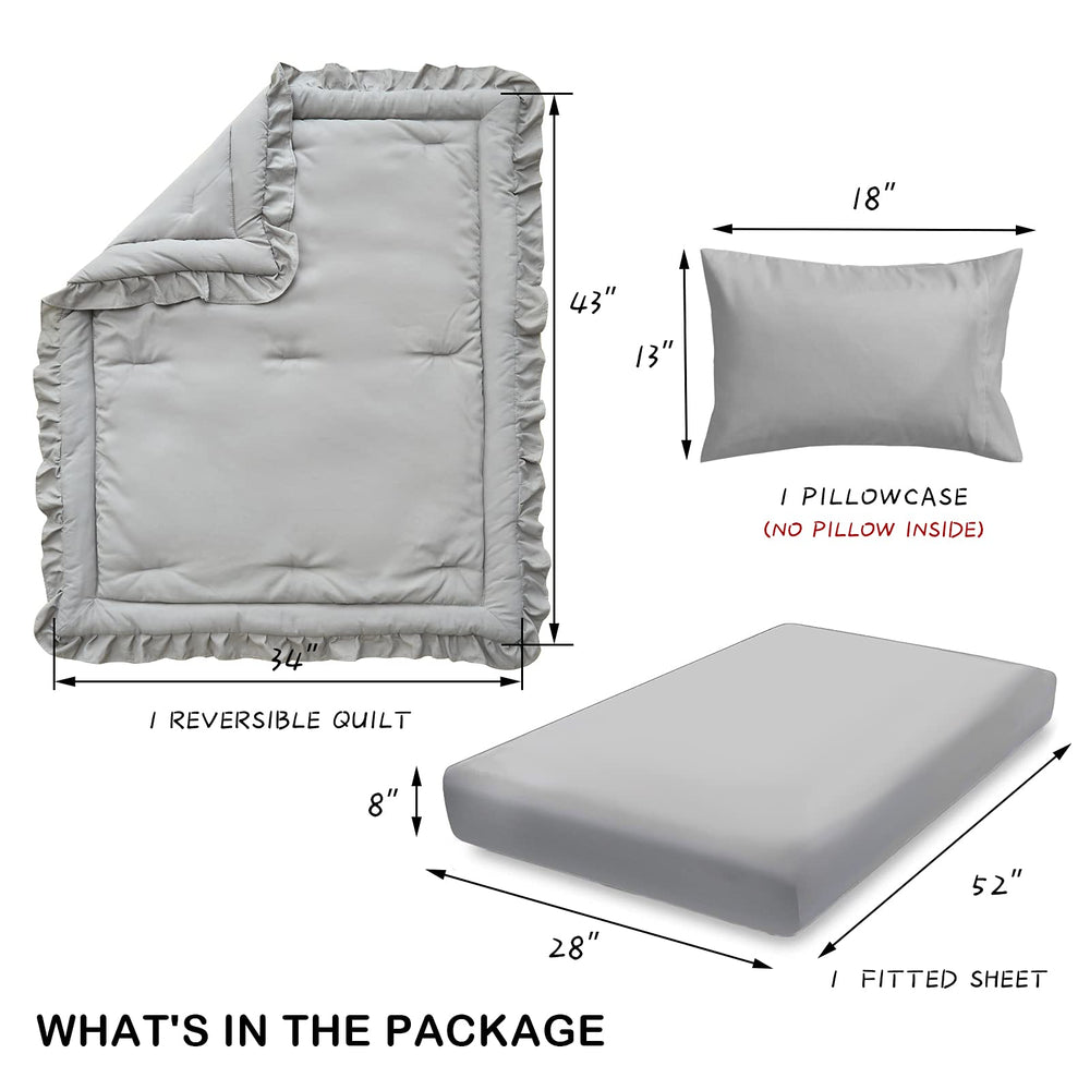 UOZZI BEDDING pillowcase 13x18 ideal for standard toddler pillow