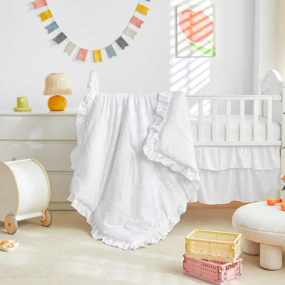 UOZZI BEDDING fitted sheet 24x38 shows smooth microfiber for easy care