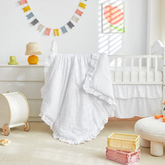 UOZZI BEDDING fitted sheet 24x38 shows smooth microfiber for easy care