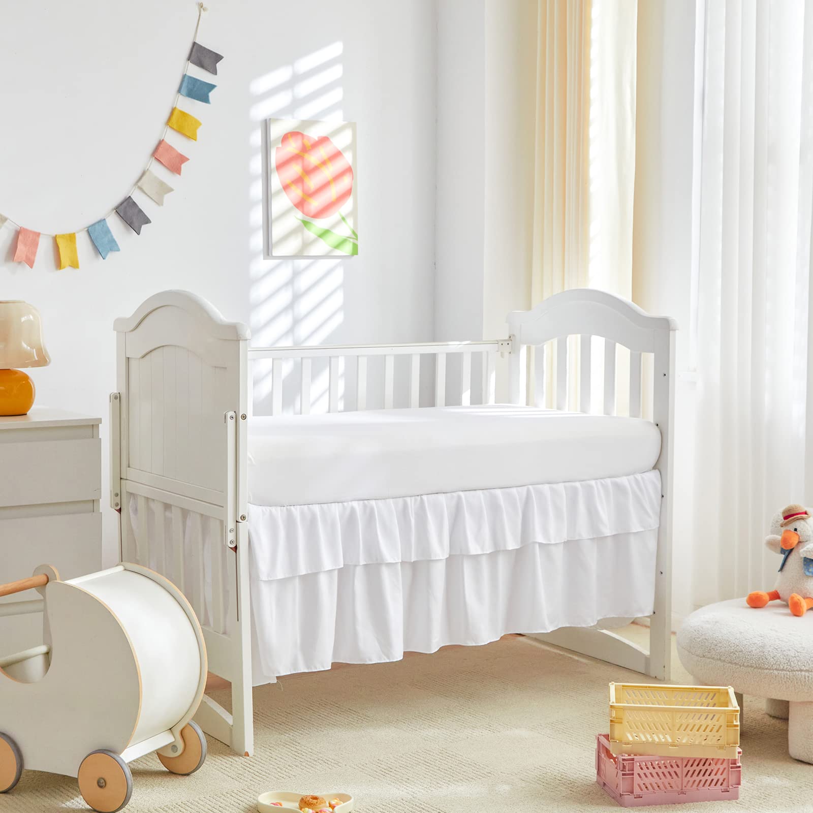 UOZZI BEDDING quilted tufted detail highlights chic boho style