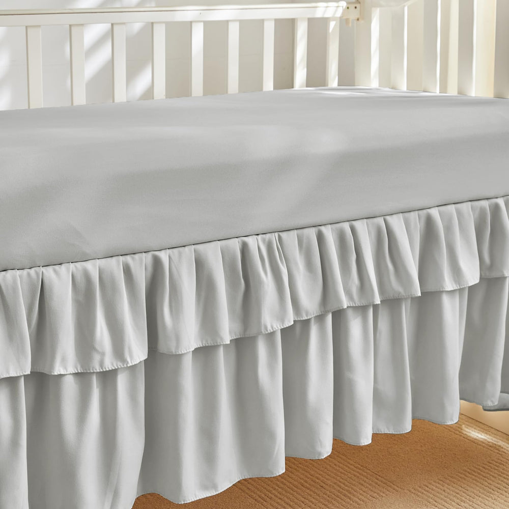 UOZZI BEDDING nursery setup image featuring the complete 3-piece crib bedding.