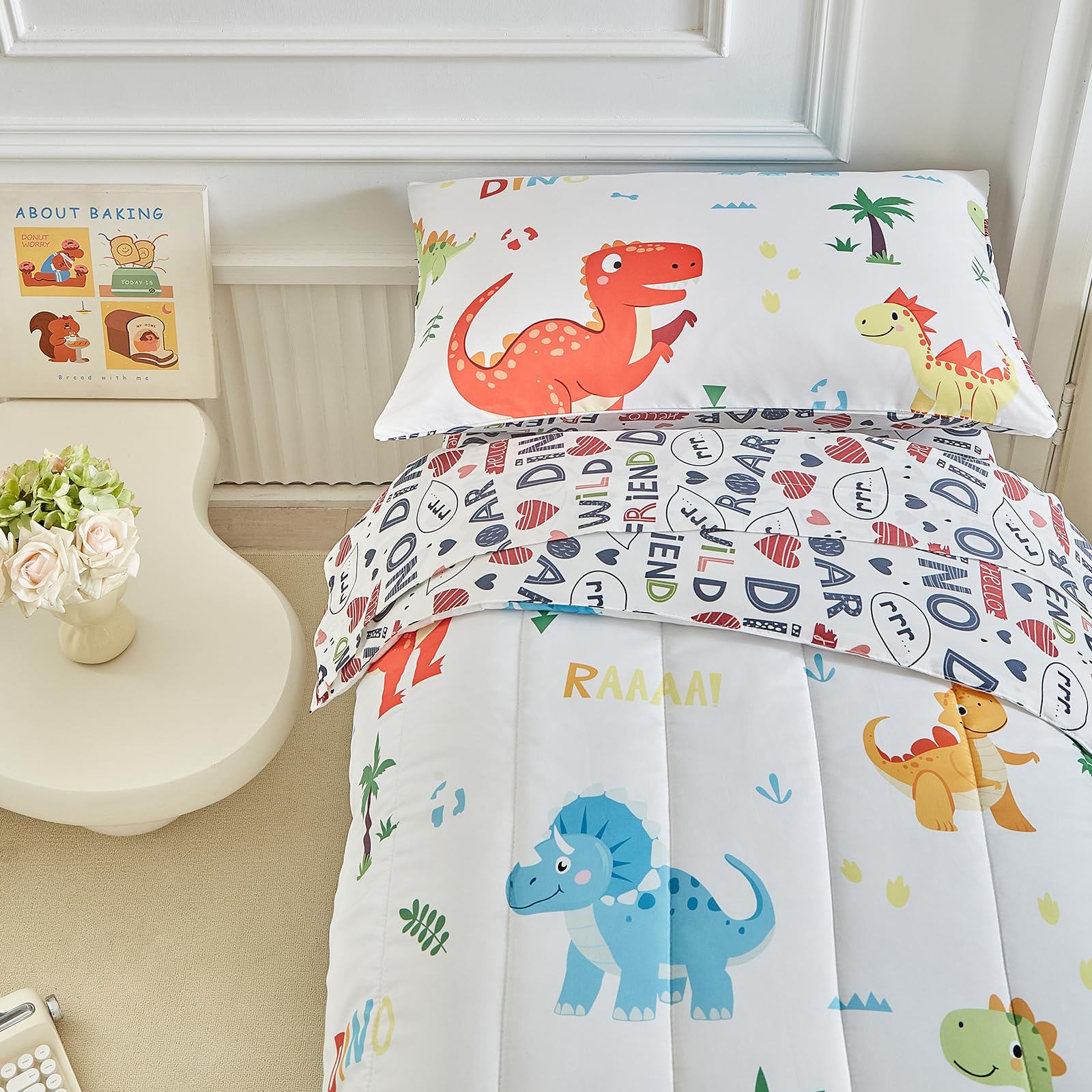 UOZZI Bedding reversible pillowcase design offering two looks
