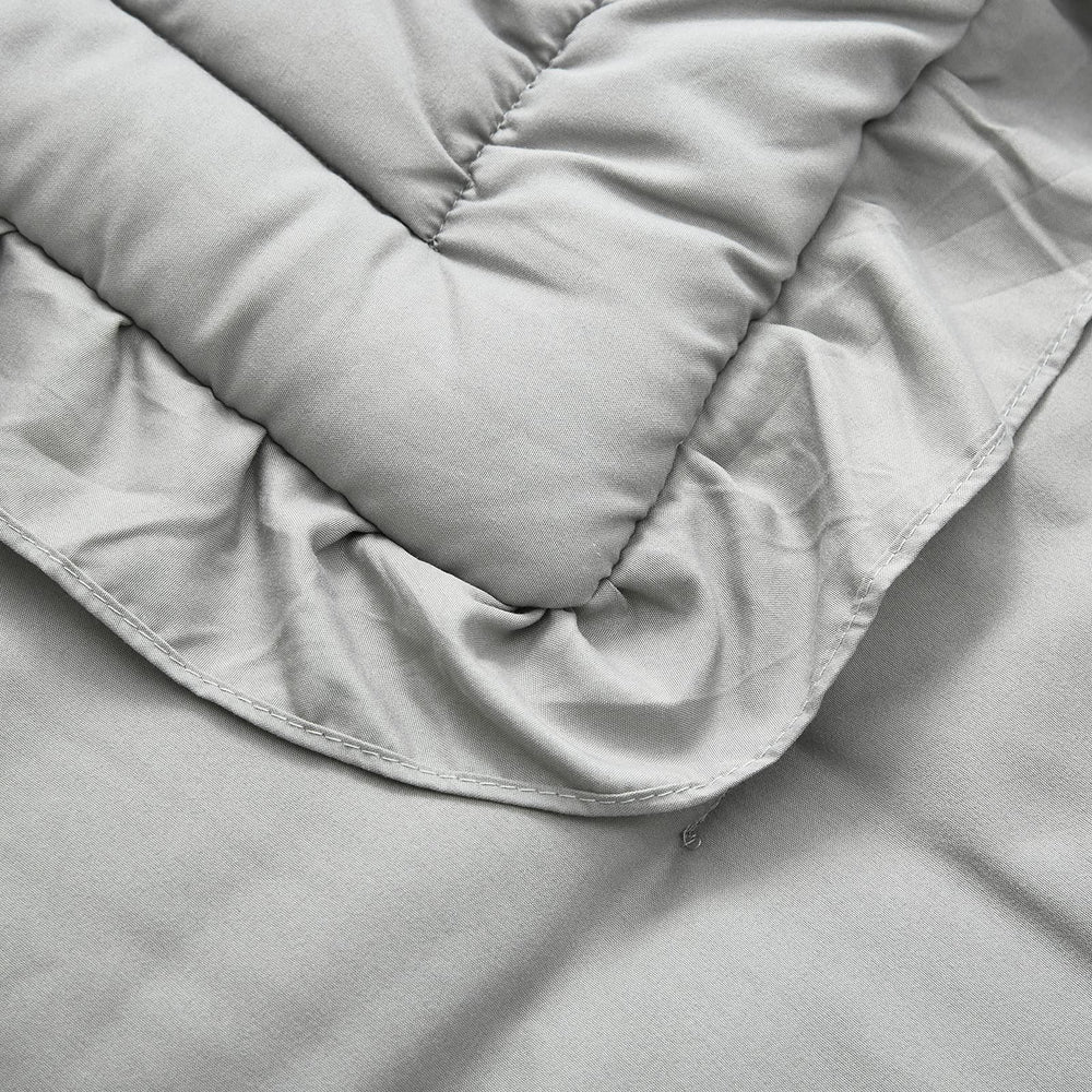 UOZZI BEDDING gray ruffle detail adds charming nursery style