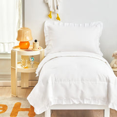 UOZZI Bedding fitted sheet 28x52x8 provides secure base for toddler bed