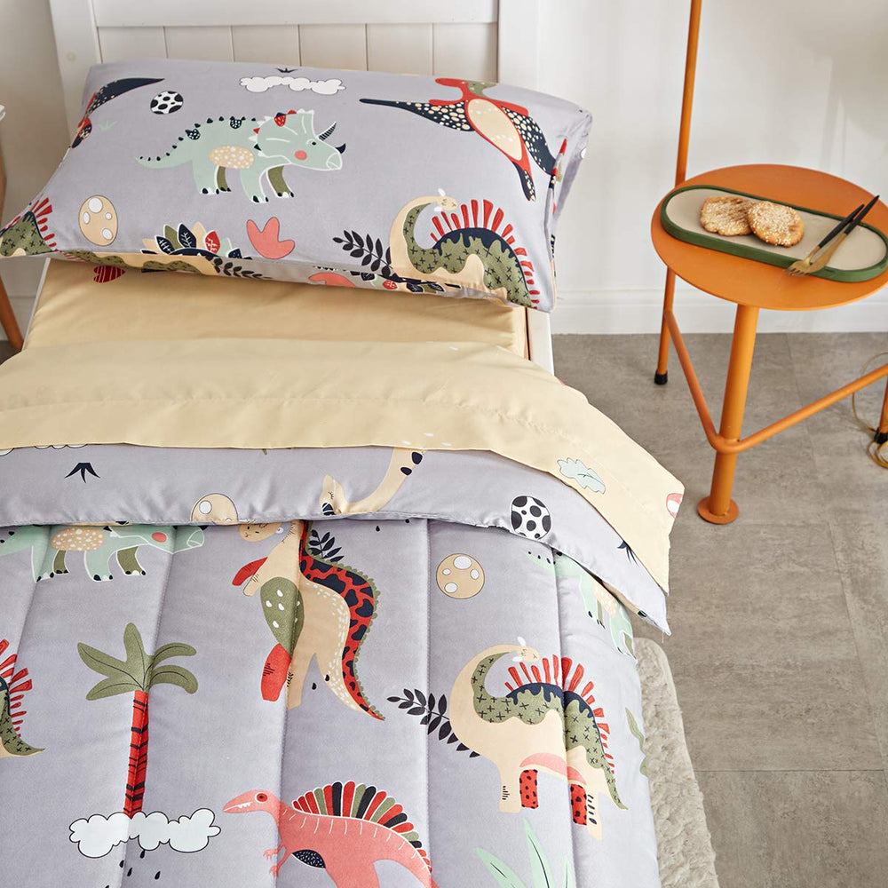 UOZZI BEDDING toddler fitted sheet snug fit for standard toddler beds.
