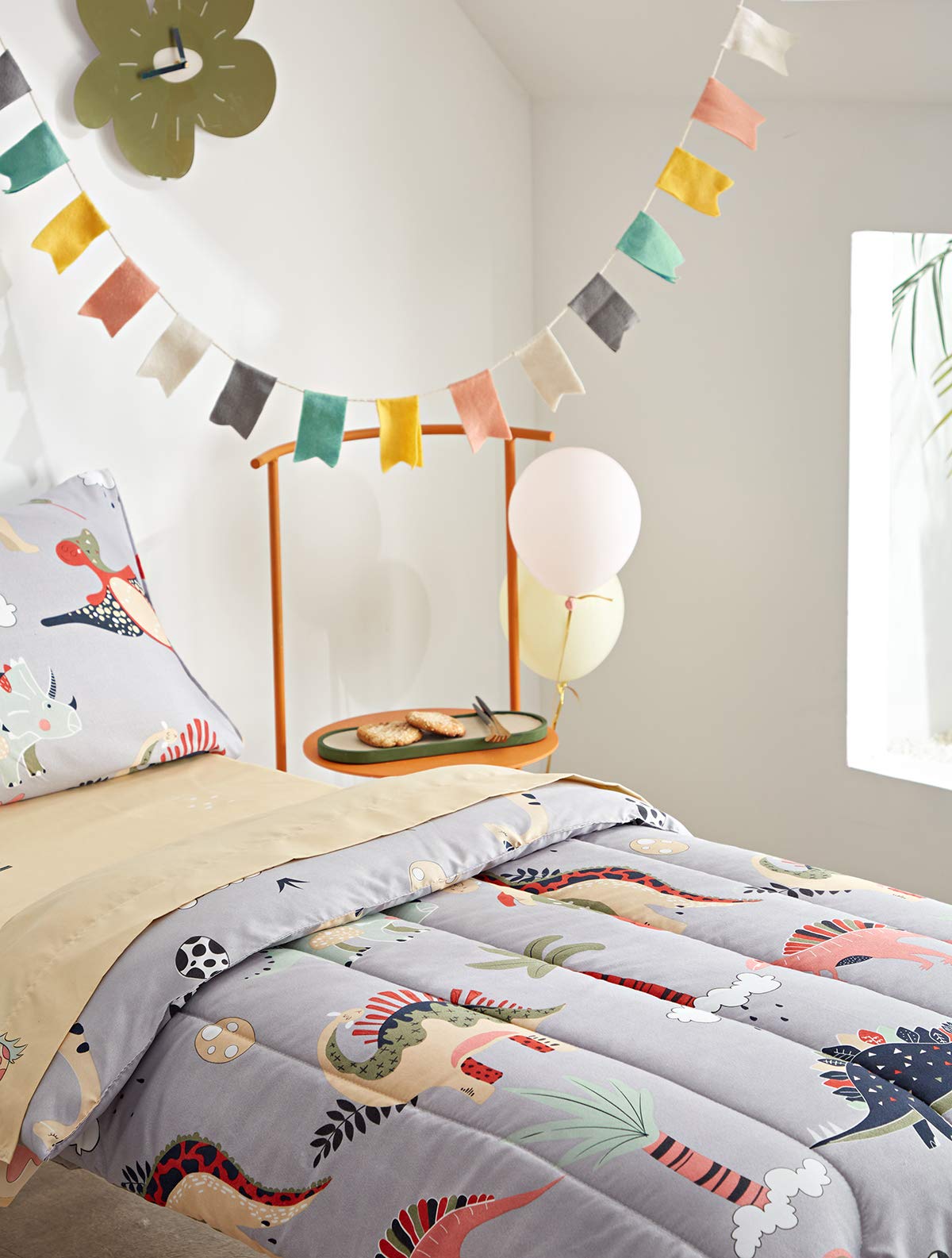UOZZI BEDDING toddler flat sheet breathable microfiber for smooth, comfortable nights.