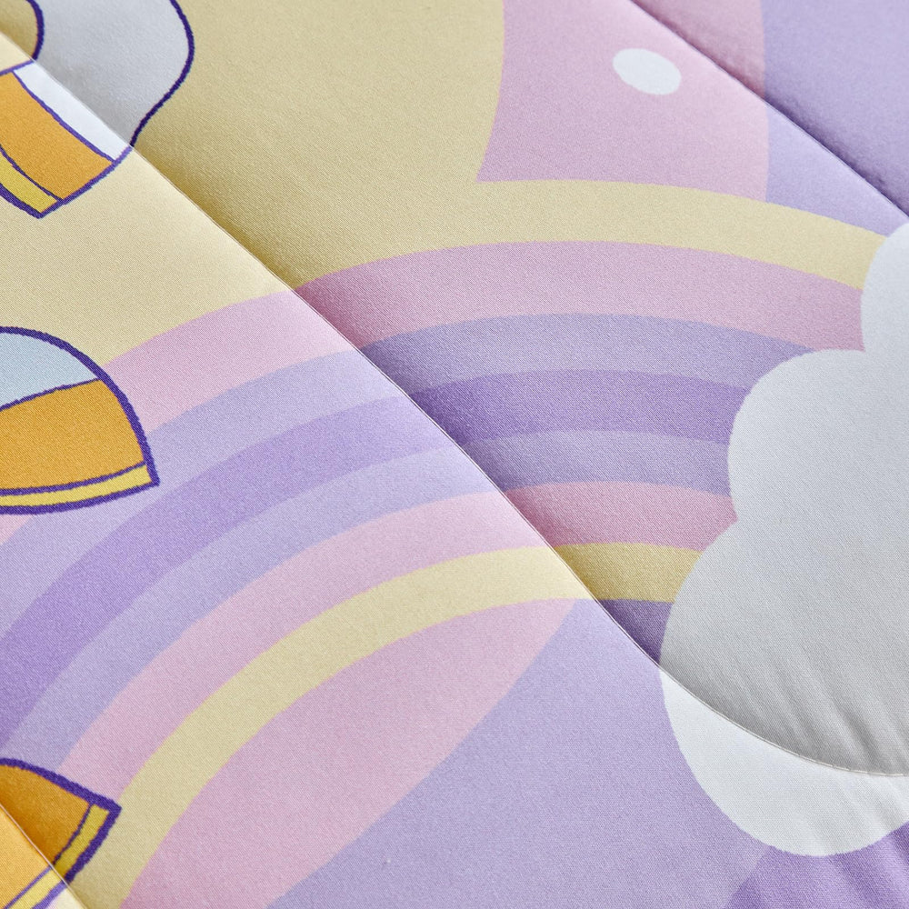 UOZZI BEDDING colorfully rainbow stars design adds cheerful room charm
