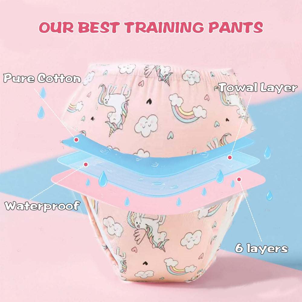 Generic Upairy training pants pull-up design supports independent dressing