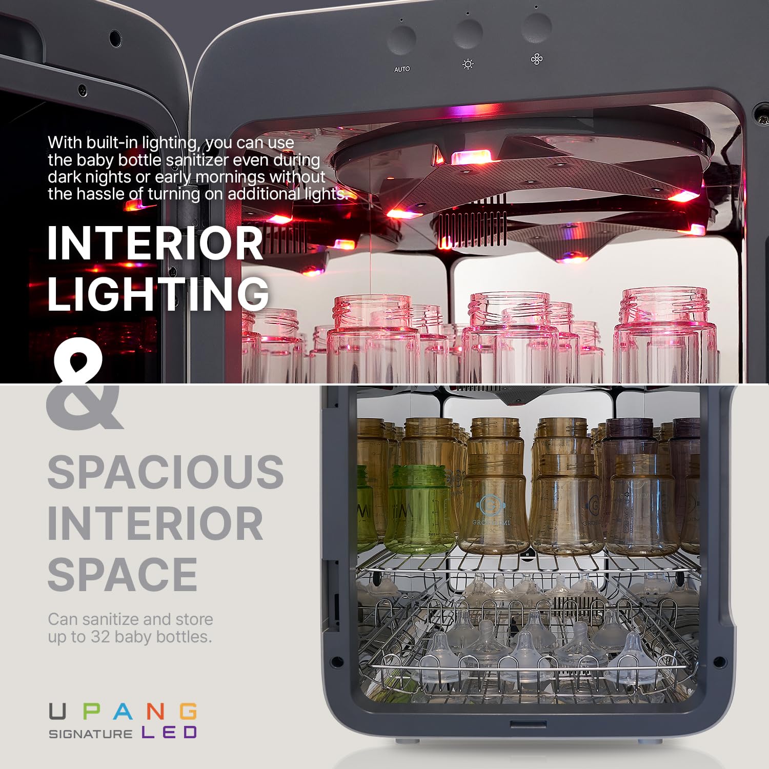 UPANG SHOP Signature UV LED Sanitizer one-button operation for simple everyday use