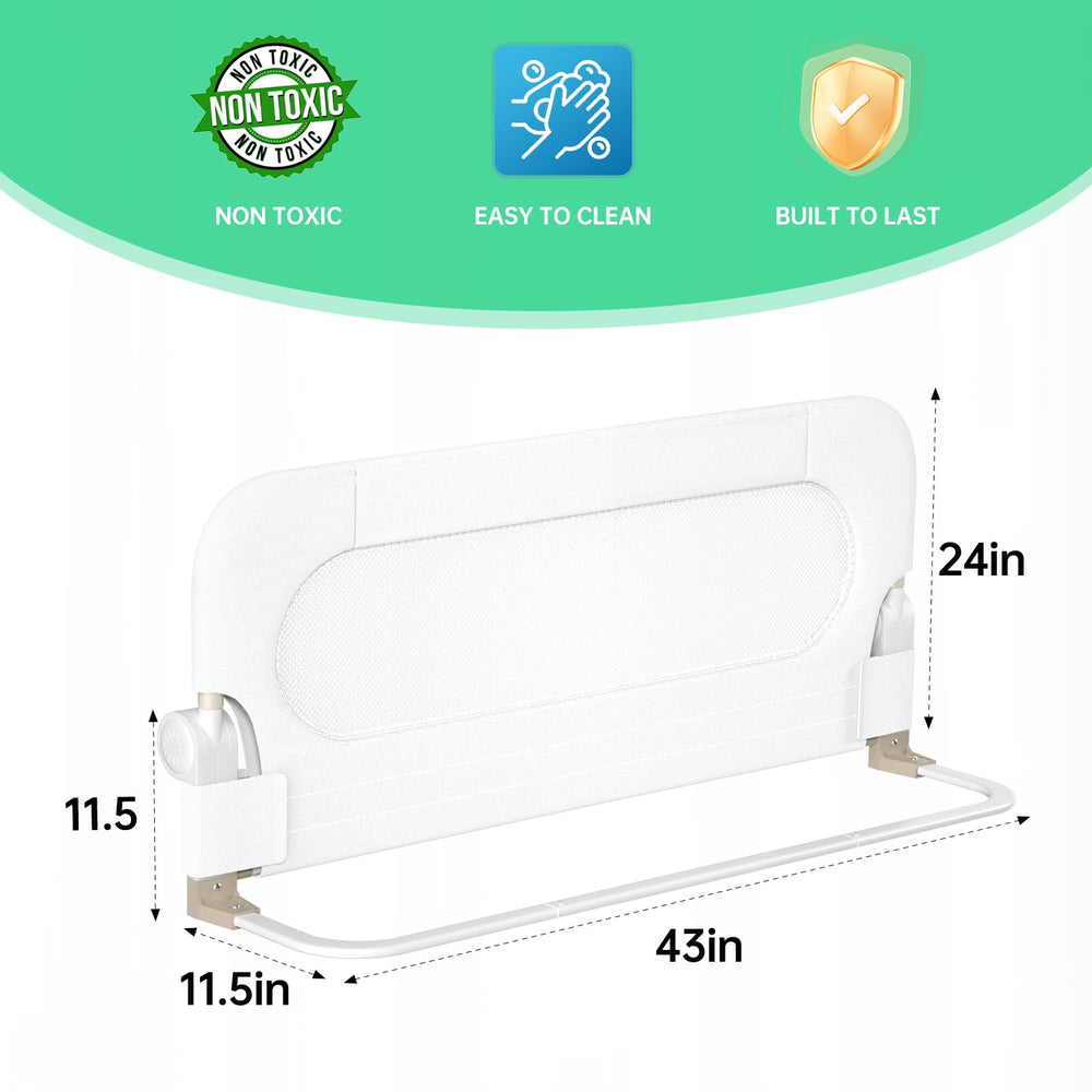 UPGOGO bed rail anchor base shows stability and reduced movement.