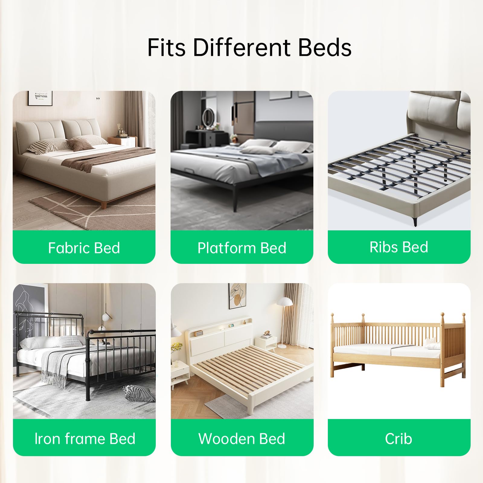 UPGOGO bed rail fits bunk and multiple bed sizes.