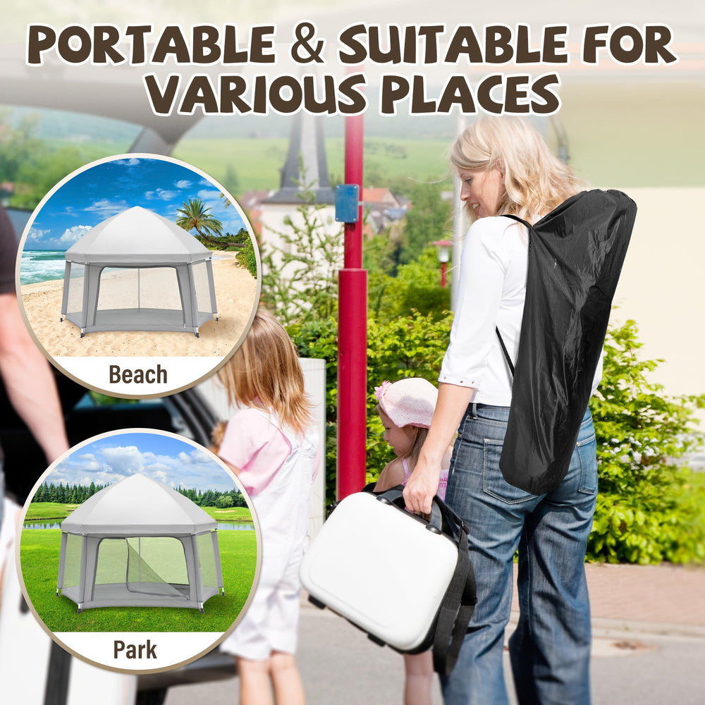 UPHUNAL carry bag compact storage for park trips