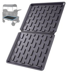 Upifen W4 silicone mat, front view, showing full-coverage protection for the wagon interior