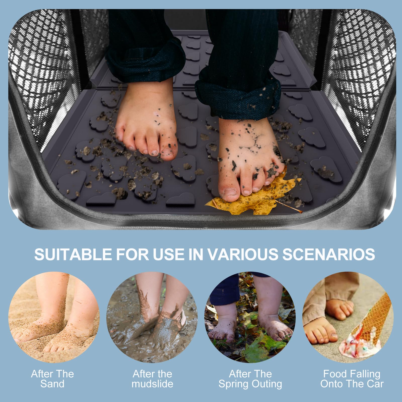 Upifen W4 mat in outdoor use during camping and travel