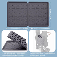 Upifen W4 silicone mat close-up with edge grooves for spill containment