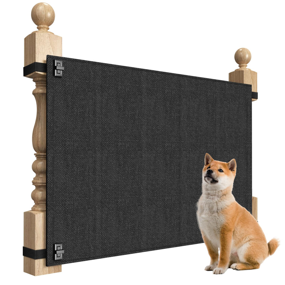 Upitry baby safety gate assembly close-up demonstrates tool-free installation benefits.