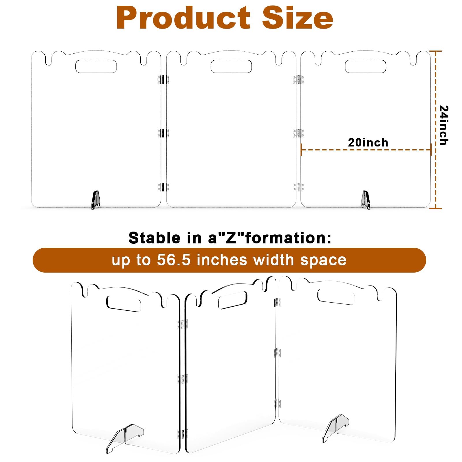 Upitry clear acrylic pet gate 60-inch setup with no installation needed.