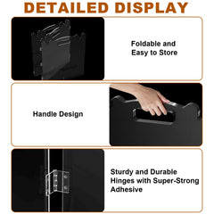 Upitry foldable pet gate 3-panel 60in-wide adapts to doorways.
