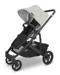 UPPAbaby CRUZ V2 front view showing a sleek compact frame for city outings
