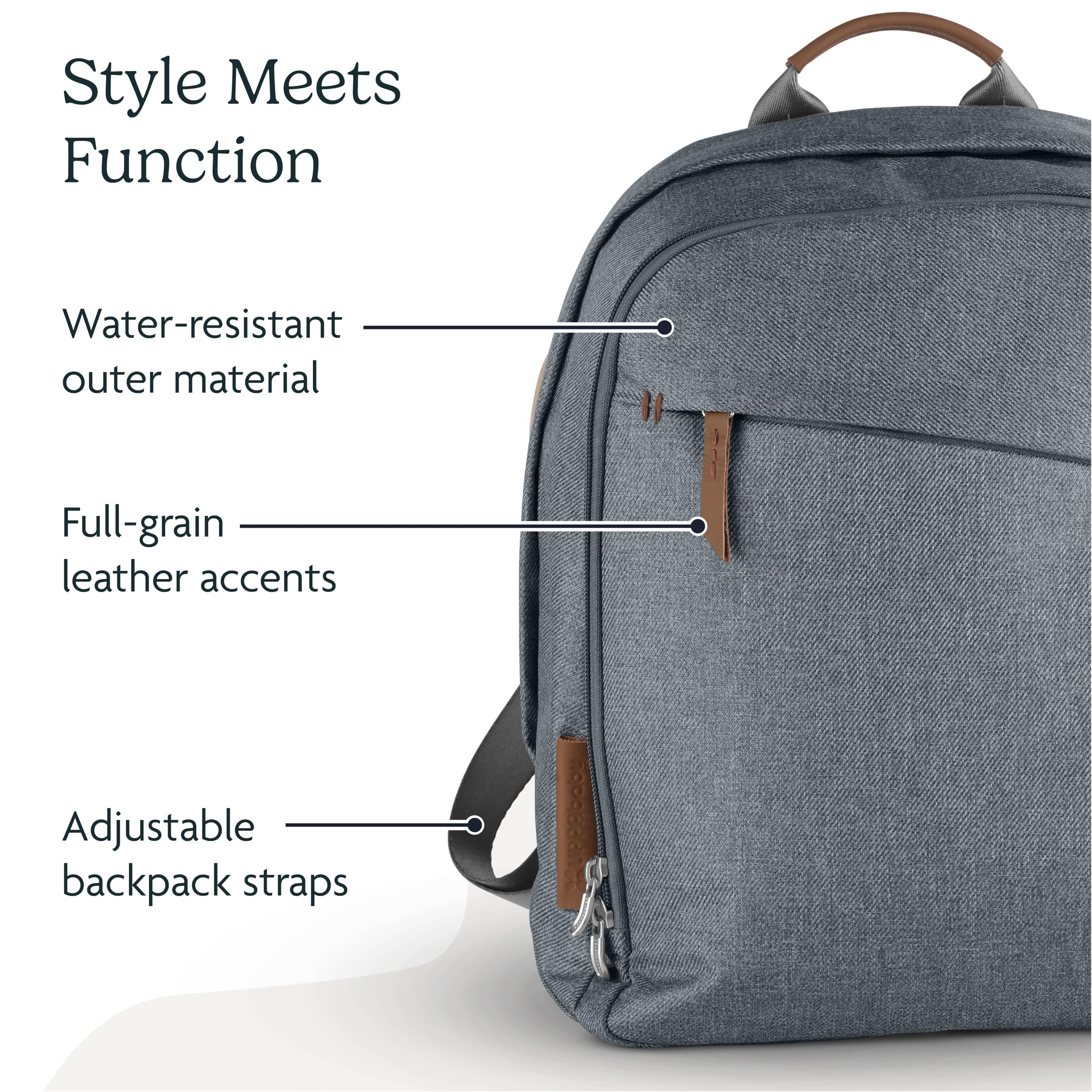 UPPAbaby Declan insulated bottle case preserves temperature during outings.