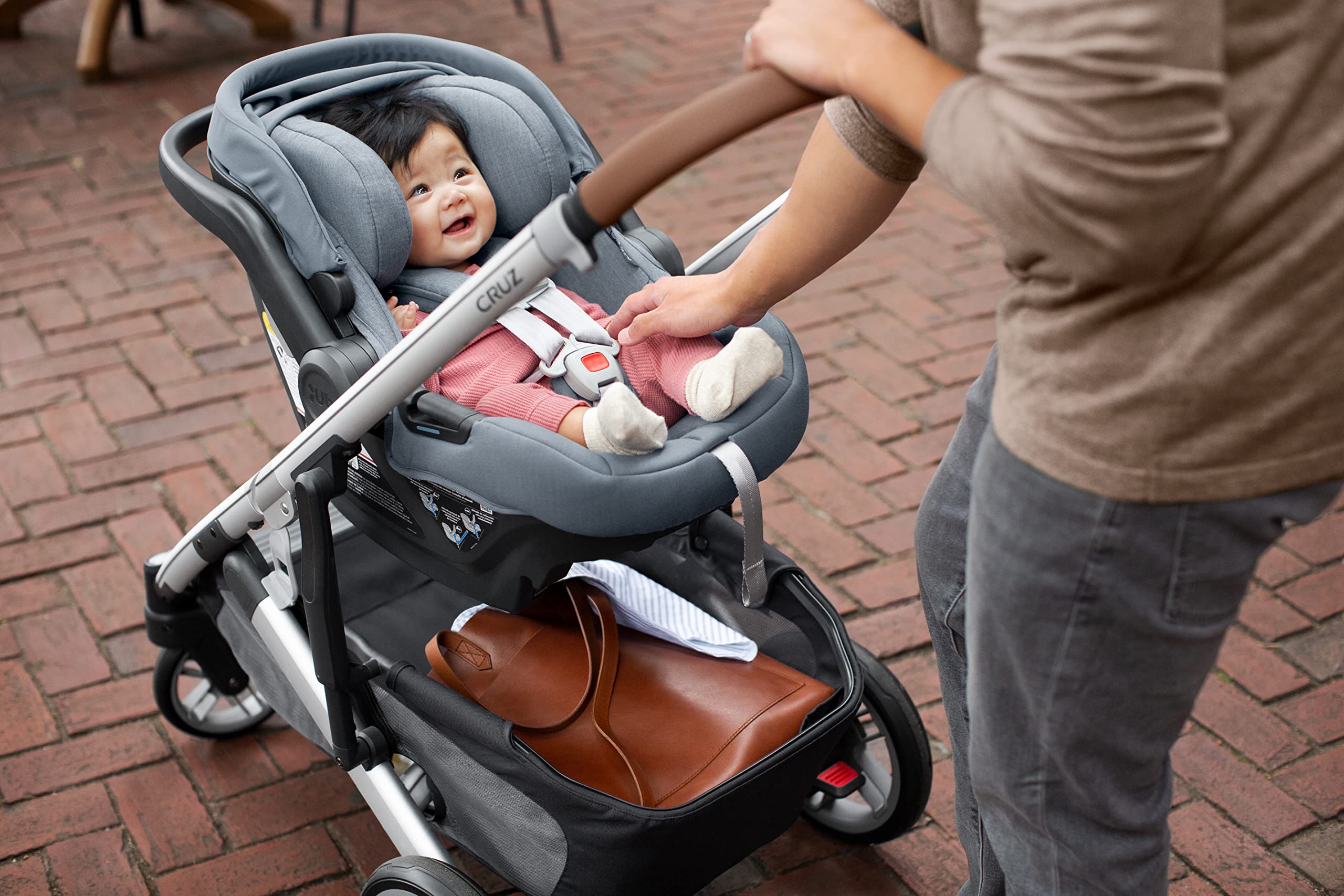 UPPAbaby Mesa Max fabrics are FR-free and washable for easy cleaning