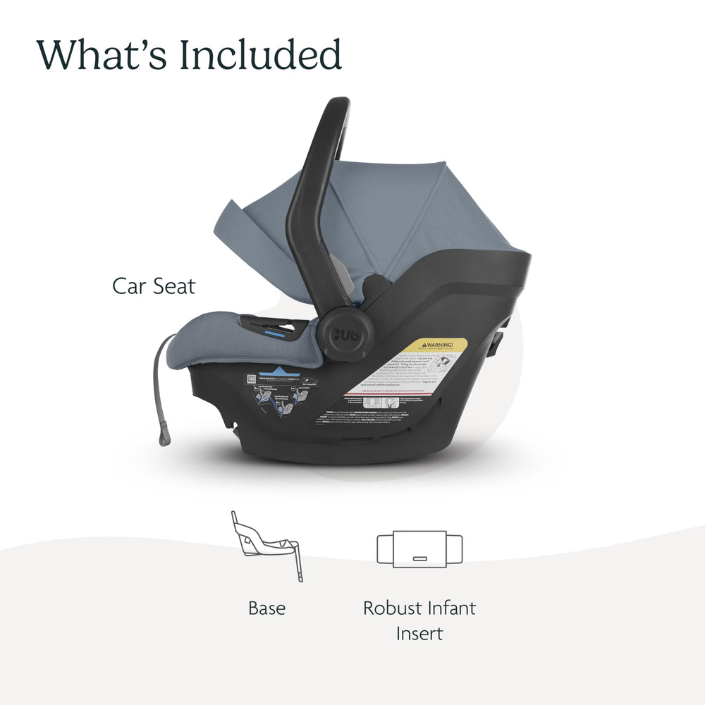 UPPAbaby Mesa Max infant insert supports proper newborn positioning and airway comfort