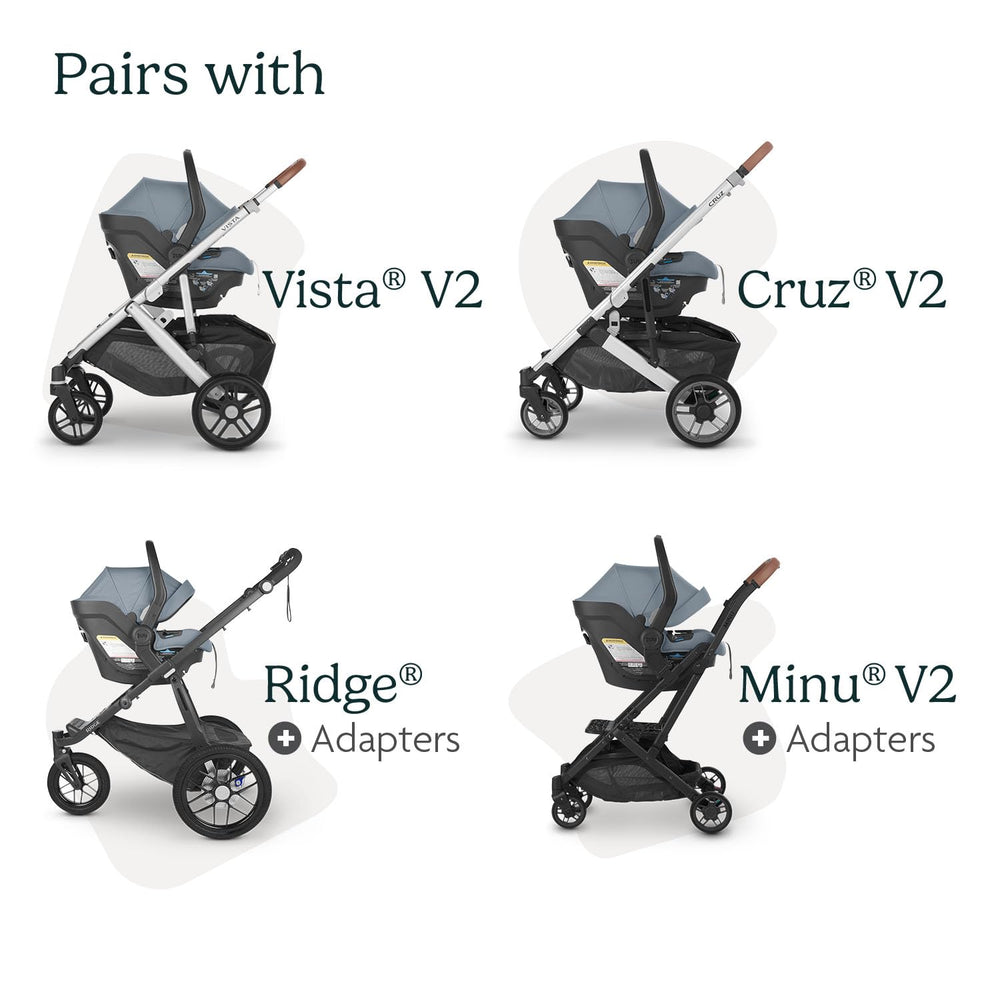 UPPAbaby Mesa Max direct stroller attachment enabling seamless travel system