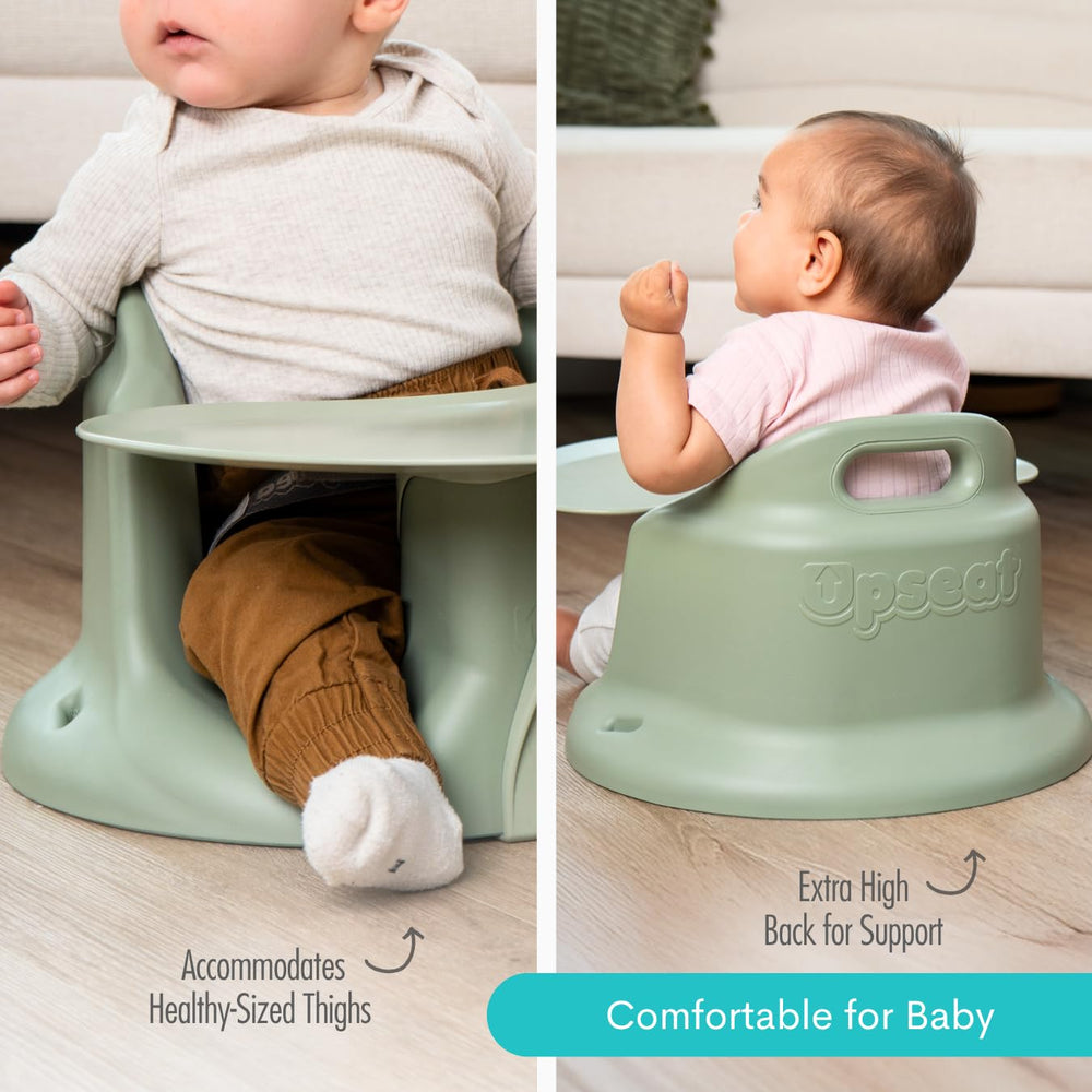 Upseat Sage portable-handle design makes travel with meals effortless.