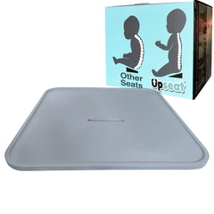 Upseat Splat Mat floor-protection for mealtime keeps floors clean.