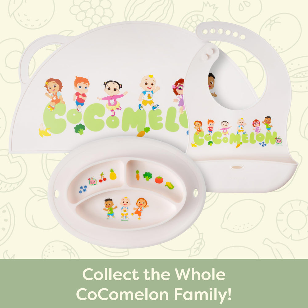 UpwardBaby CoComelon placemat gift-ready packaging for baby showers.