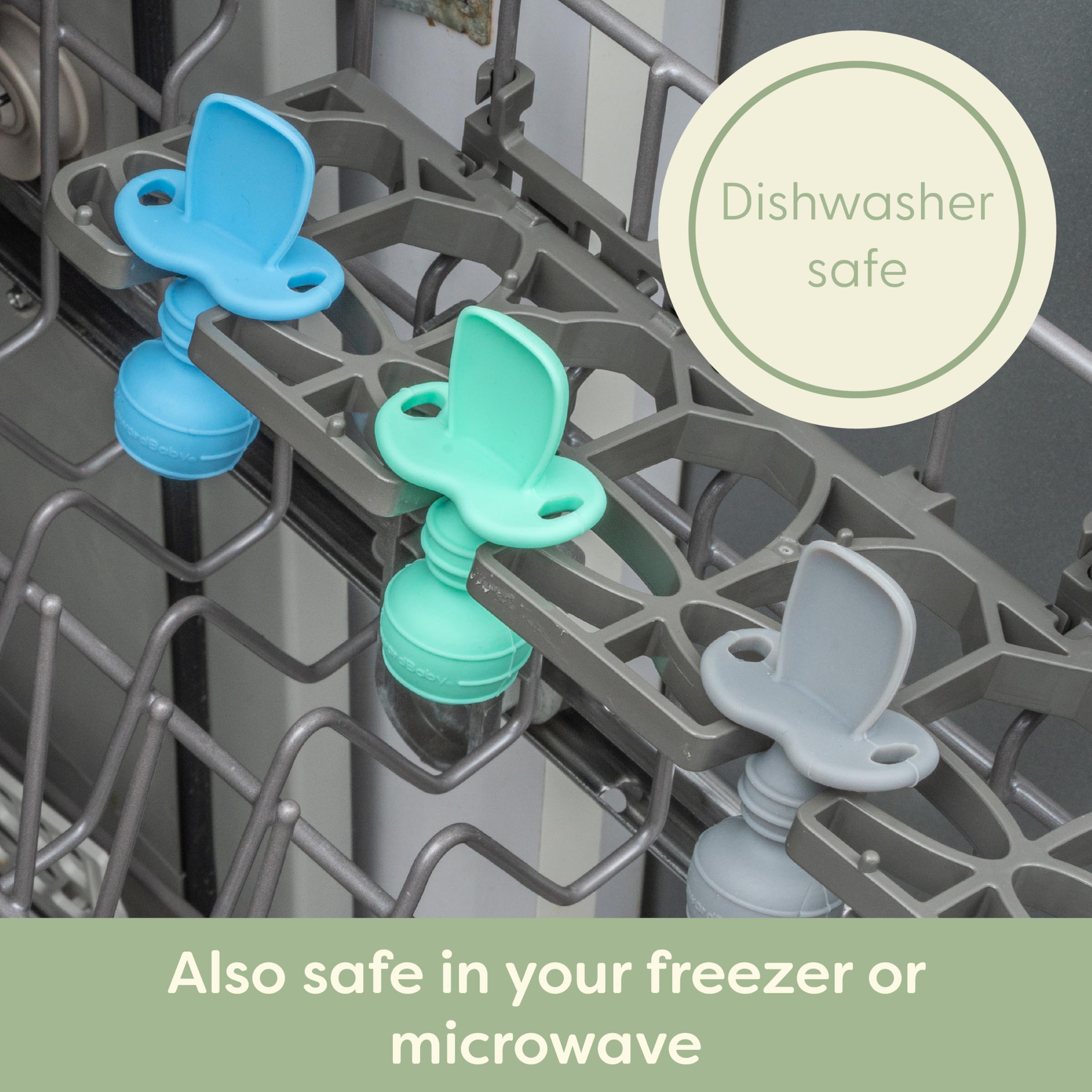 UpwardBaby food-grade silicone ensures chemical-free feeding for infants