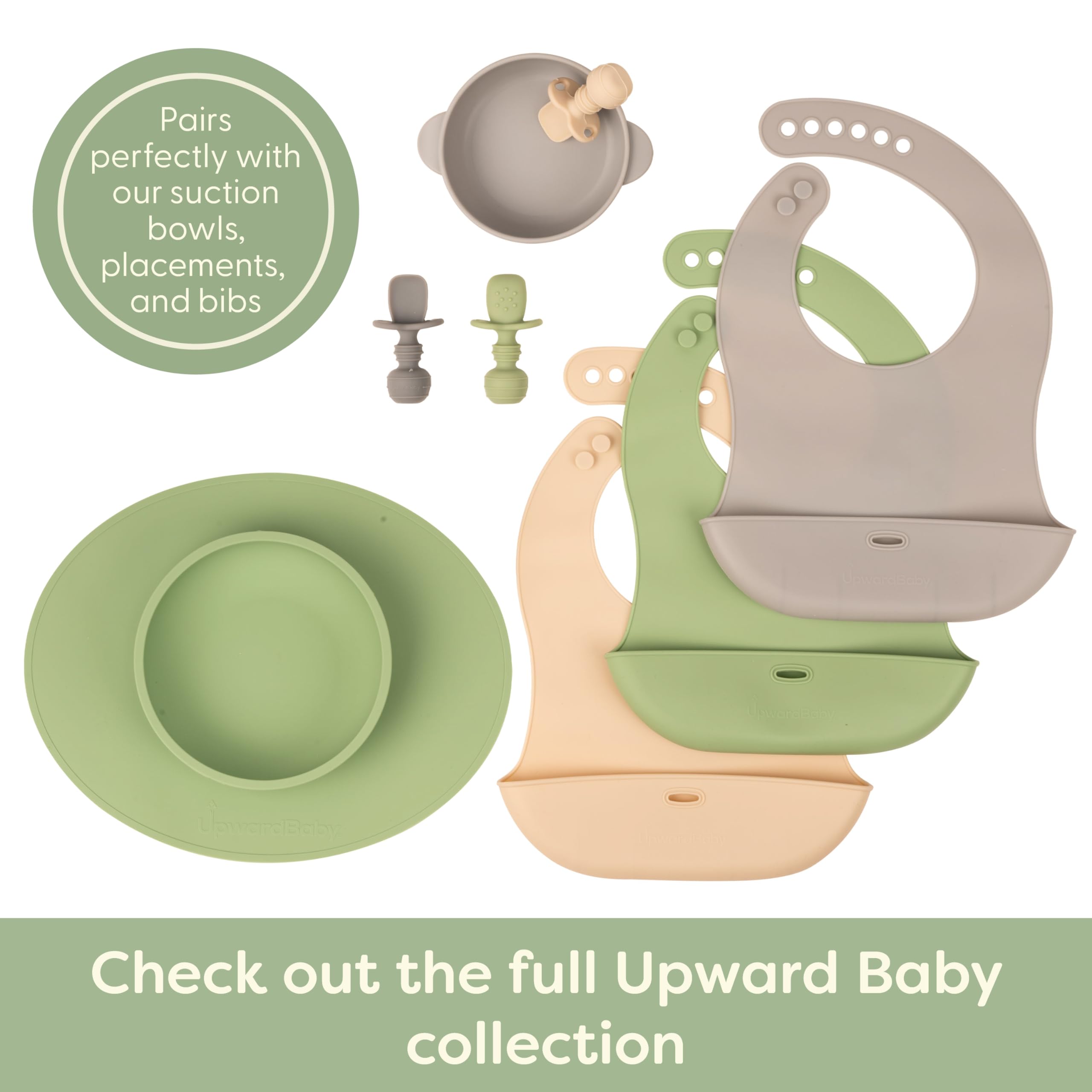 UpwardBaby modern-stylish spoons blend durability with appealing color scheme