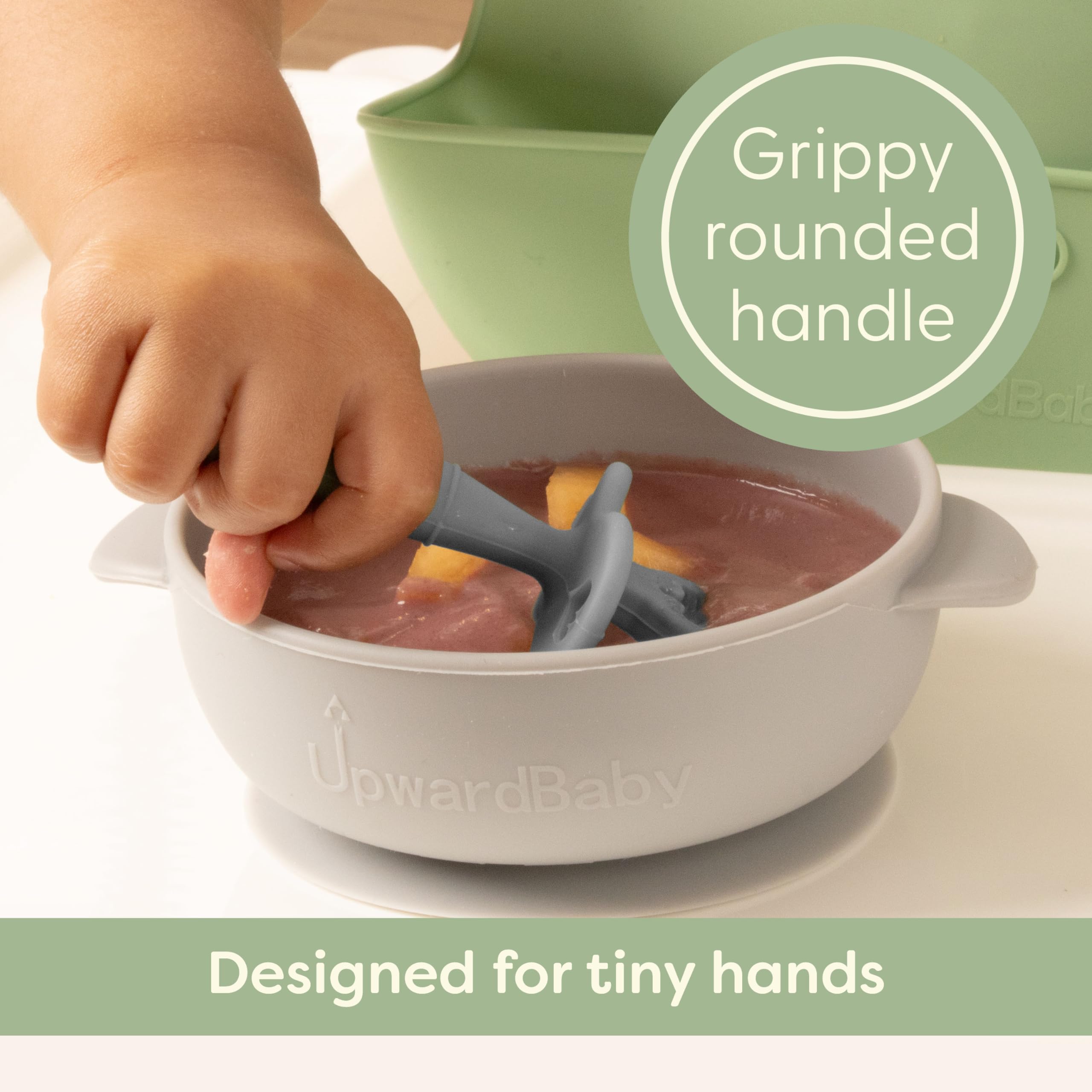 UpwardBaby spoons make a thoughtful new-parent gift for baby showers.