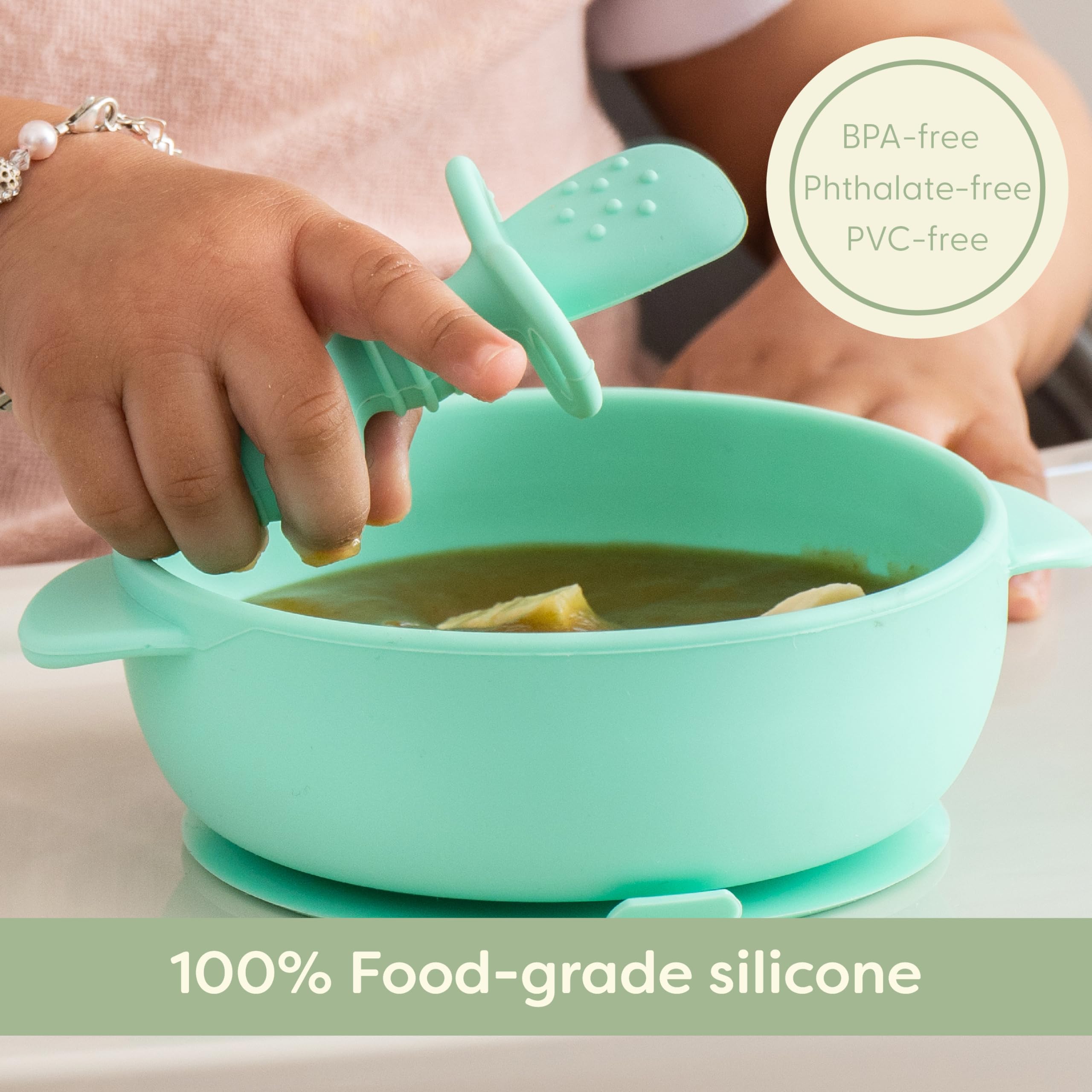 UpwardBaby travel-friendly baby spoons for meals on the go
