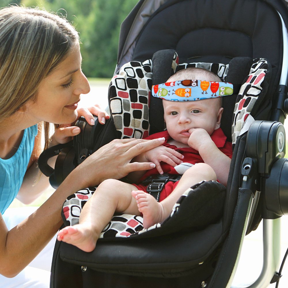 URAQT toddler head strap sleep aid in car offers neck stabilization during naps.