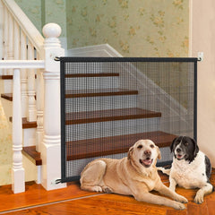 UrbAmerican tensile-fiber mesh resists pawing while keeping gates durable.