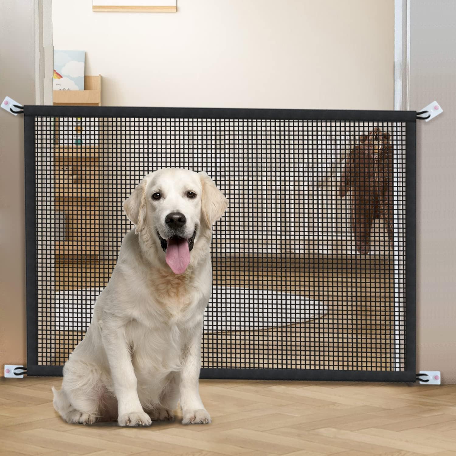 UrbAmerican gate shown in stairs, doors, and hallways for versatile use.