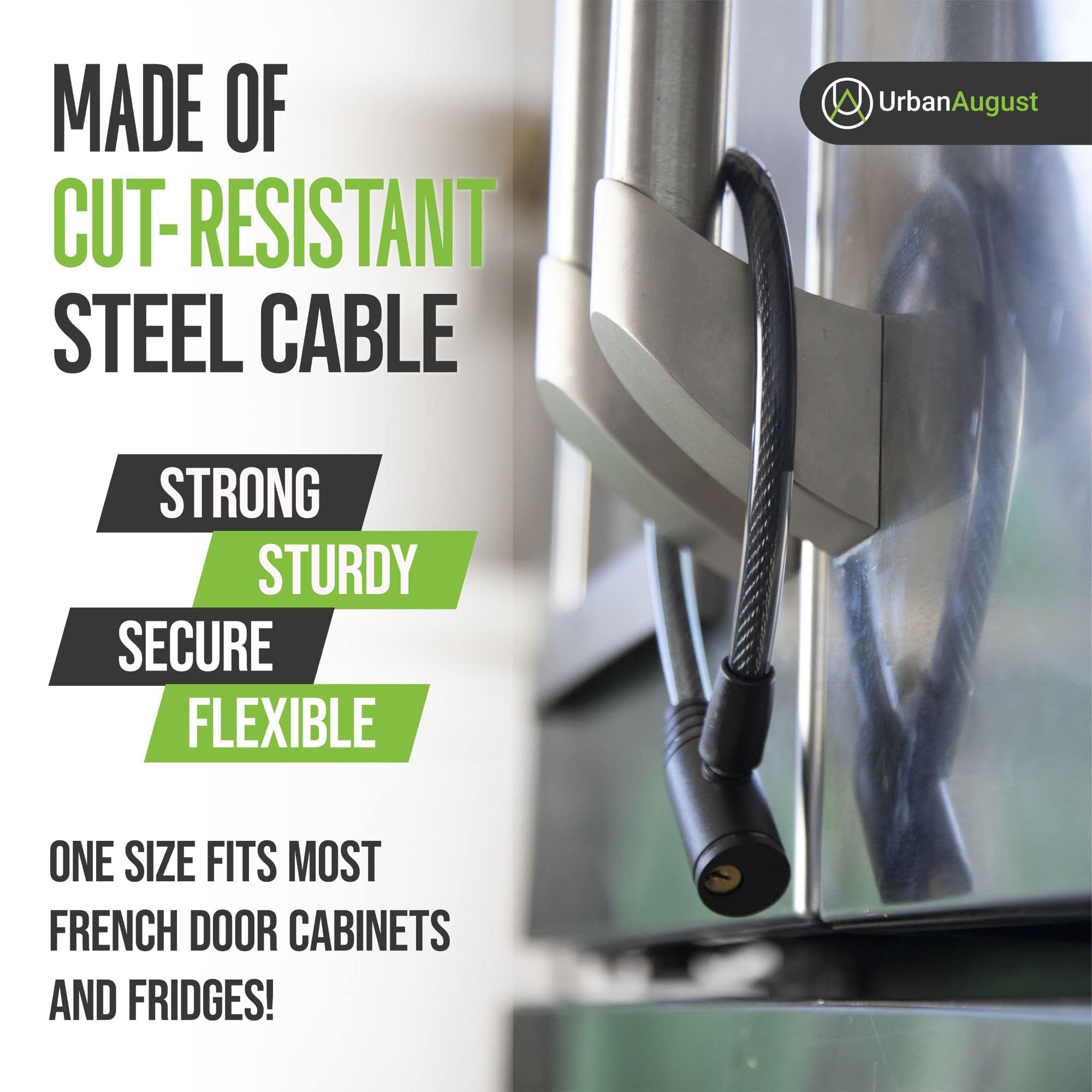 Urban August durable fridge lock built to withstand daily use