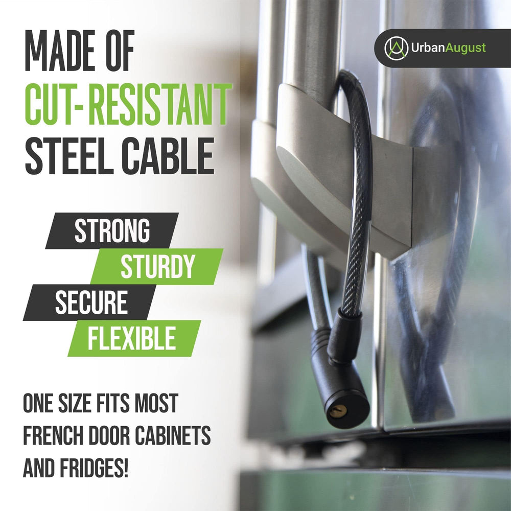 Urban August durable fridge lock built to withstand daily use