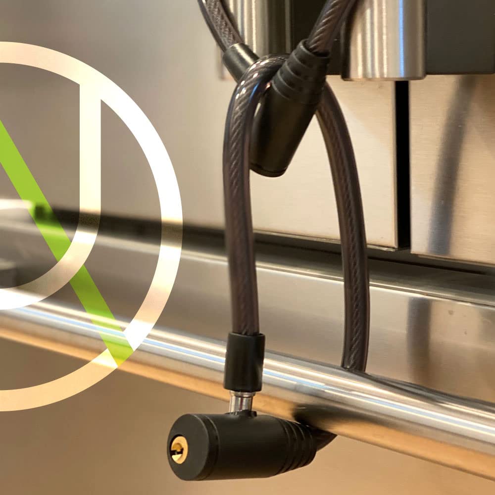 Urban August family-use-in-kitchen captures practical everyday security in action.