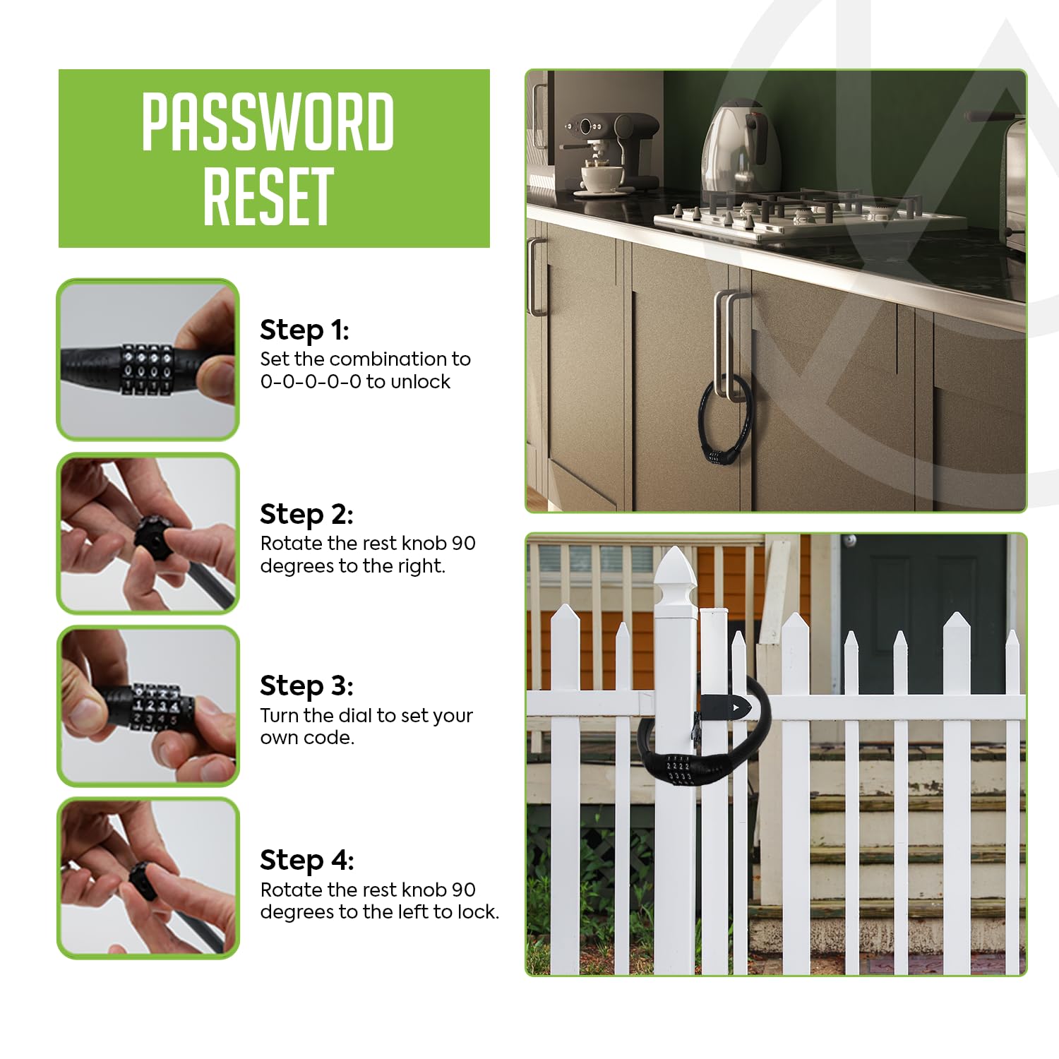 Urban August fridge lock-in-use captures simple installation and everyday use.