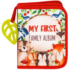 Urban Kiddy Baby's My First Family Album cover in woodland design, a keepsake for family memories.