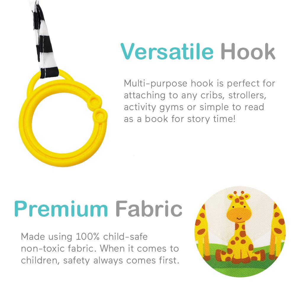 Urban Kiddy included name stickers labeled photos for early literacy cues