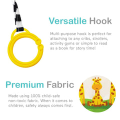 Urban Kiddy included name stickers labeled photos for early literacy cues