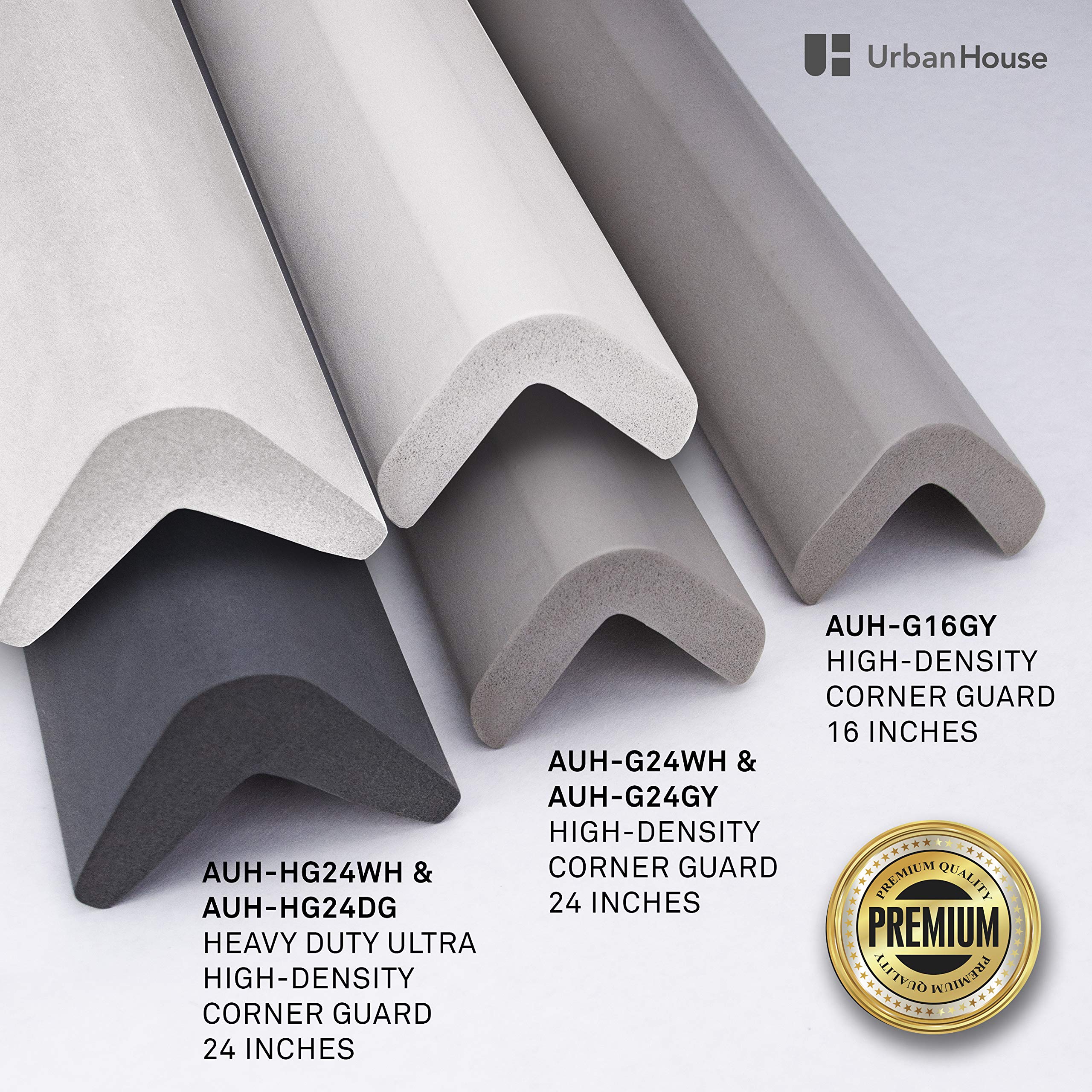 urbanhouse installation-ready edge guard with 3M tape ensures easy, durable adhesion