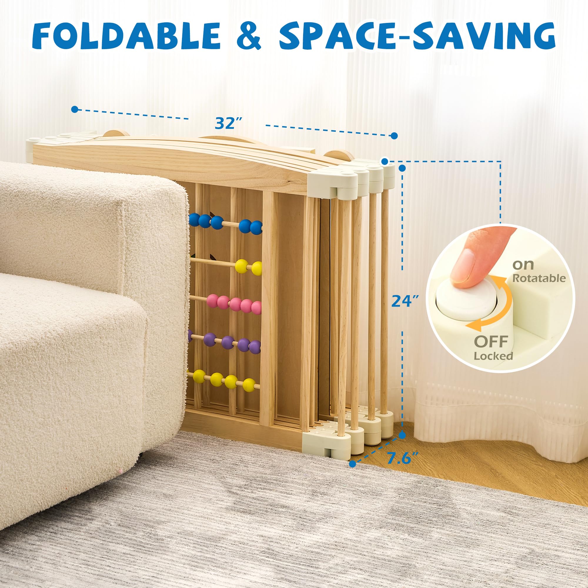 UREDISO musical panel offers xylophone sounds and gears for sensory play.