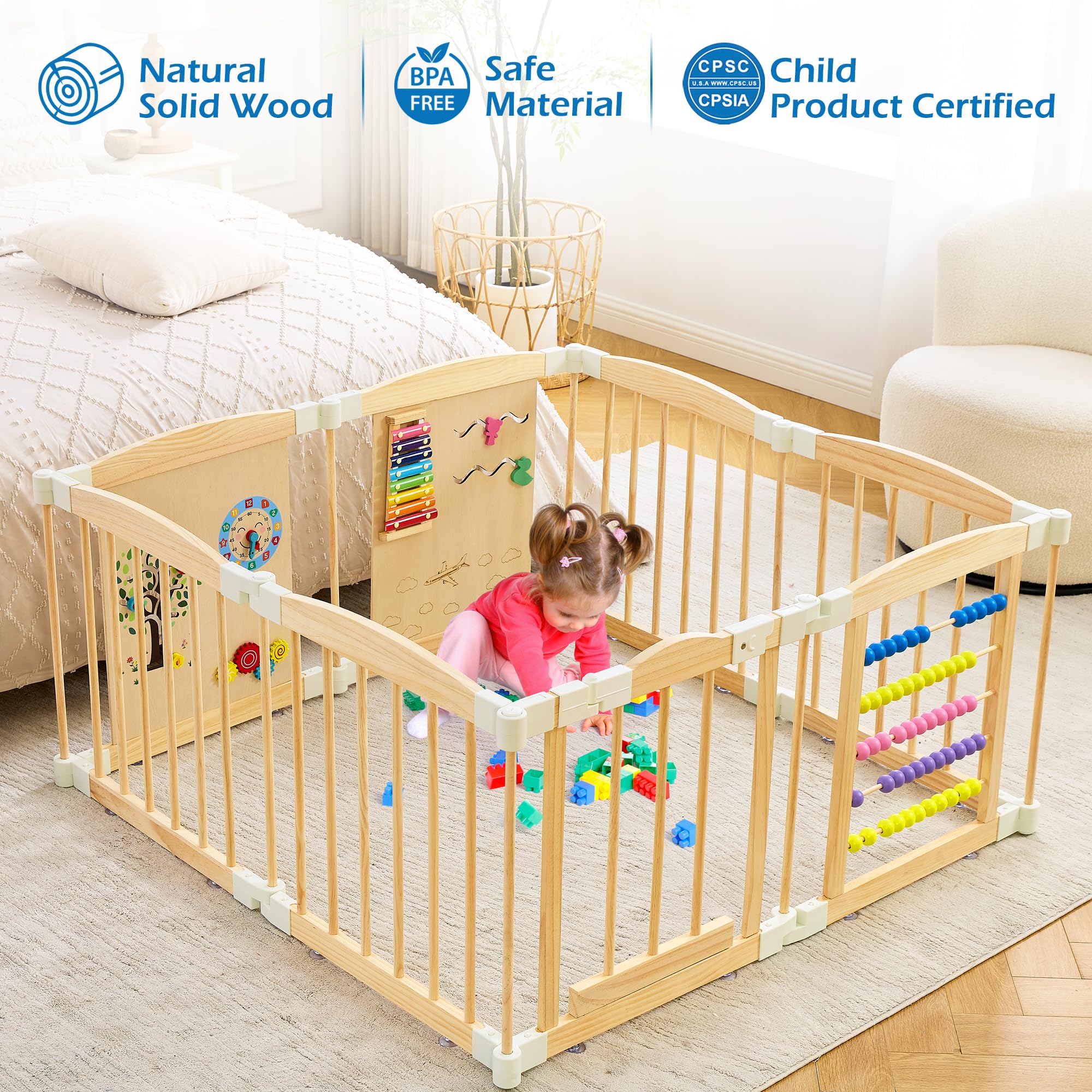 UREDISO rectangular shape option, ideal for long hallways and wide play areas